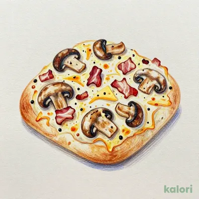 Mini Focaccia with Truffle-Scented Mushrooms