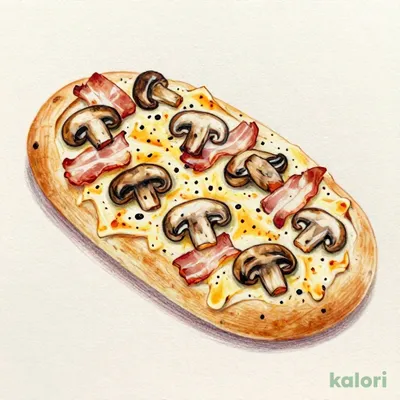 Truffle-Scented Mushroom & Bacon Focaccia