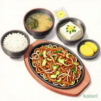 旨ソース焼きそば定食