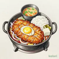 Katsutoji (Pork Cutlet Simmered in Egg) Set Meal