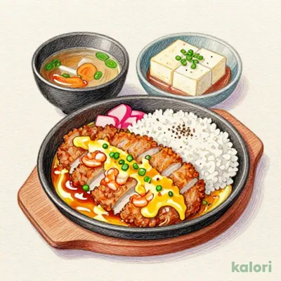 ミックスとじ定食