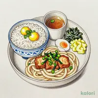 玉子丼とミニうどんセット（並）（大）