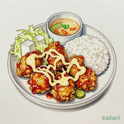 若鶏南蛮定食