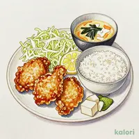 若鶏唐揚げ定食