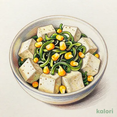 豆腐サラダ