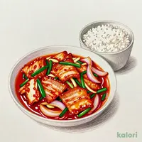 豚キムチ炒め弁当