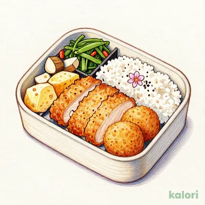 ヒレかつとコロッケ弁当