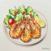 大きいエビフライ