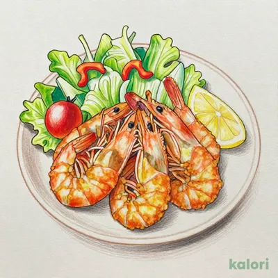 大きいエビフライ