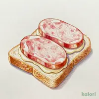 甘い誘惑ハムかつサンド(3切)