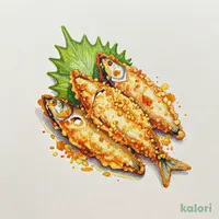真アジフライ