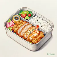 秋のミックスフライ弁当
