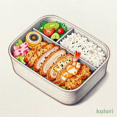 秋のミックスフライ弁当