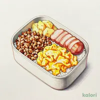 黒豚そぼろの二色弁当