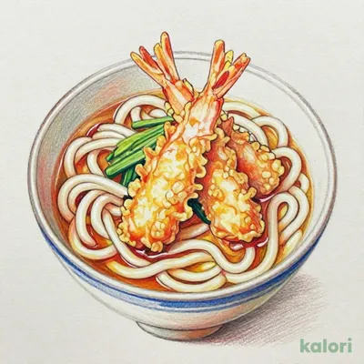 姿えびうどん・そば 450kcal｜カロリー・栄養成分 | 牧のうどん