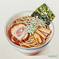 赤辛背脂醤油