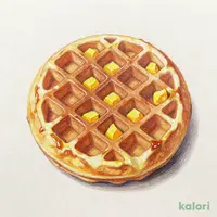 さつまいもバターワッフル