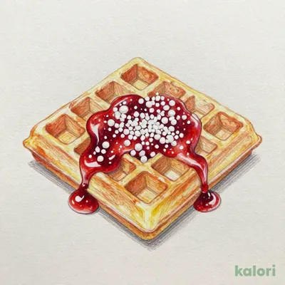 いちごワッフル
