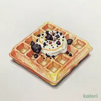 クッキー＆クリームワッフル