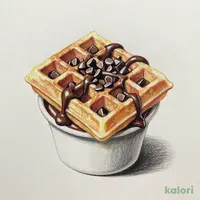クープワッフル（チョコ）