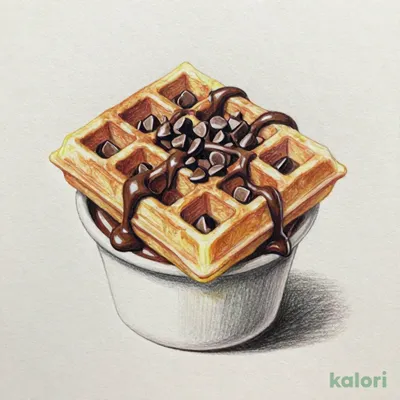 クープワッフル（チョコ）