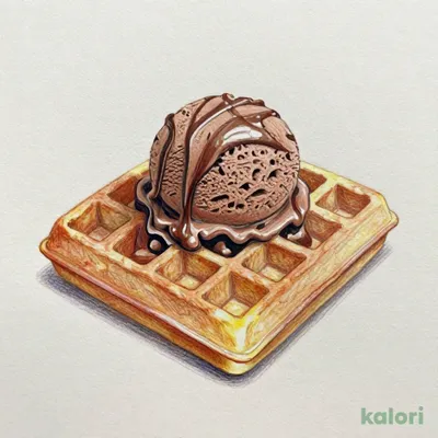 グラースワッフル（チョコレート）