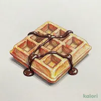 チョコレートワッフル