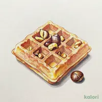 栗ワッフル