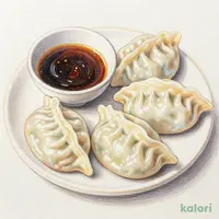 水餃子 4個