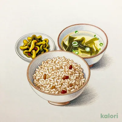 Brown Rice with Soup