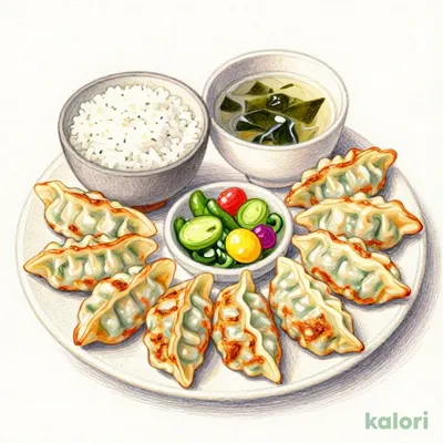 ダブル餃子定食