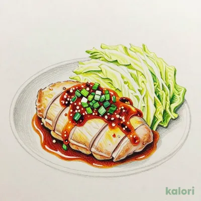 国産ハーブ鶏のよだれ鶏