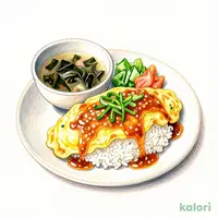 Tenshinhan (Crab Omelet Rice) with Savory Sauce, Kansai Exclusive