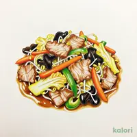 美保野ポークの肉野菜炒め