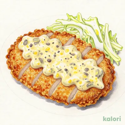 Wチキン南蛮定食（味噌汁を豚汁に変更）