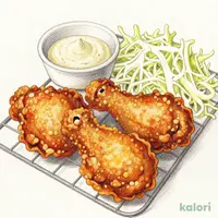 満天からあげ定食（味噌汁を豚汁に変更）