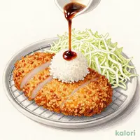 豚ロースおろしとんかつ定食（味噌汁を豚汁に変更）