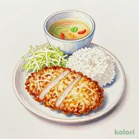 Wかつ定食