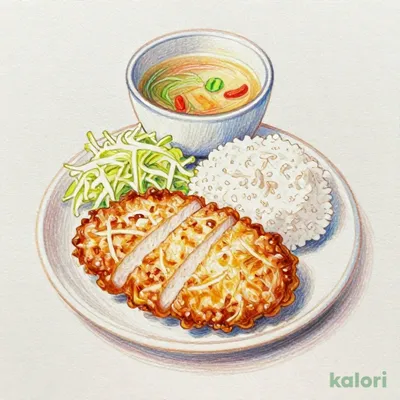 Wかつ定食