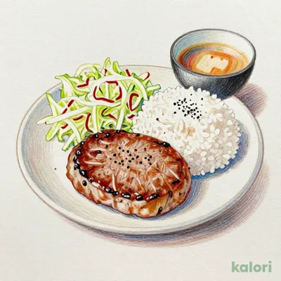 ハンバーグ定食