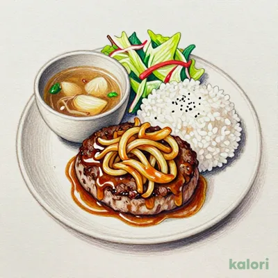 フワッととろけるオニオンハンバーグ定食
