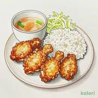 満天爆盛からあげ定食