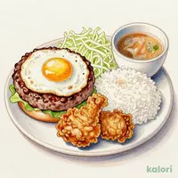 爆盛マウンテン定食