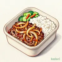 自家製オニオンソースハンバーグ弁当