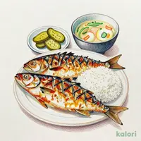 3種の焼き魚定食