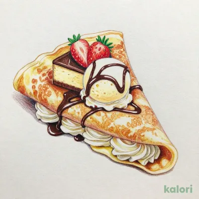 Strawberry Chocolate Cake Special Crepe