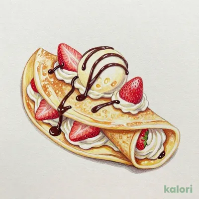 Strawberry Chocolate Special Crepe