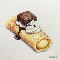 カスタードチョコブラウニー