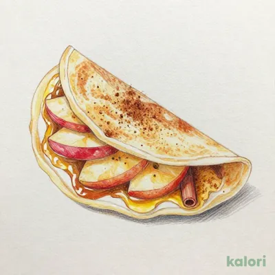 Cinnamon Apple Crepe