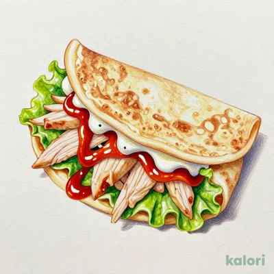 Chicken Chili Pepper Cheese Crepe
